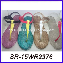 Sandale à la gelée de pvc au sperme 2015 sandale à la sandale modèle